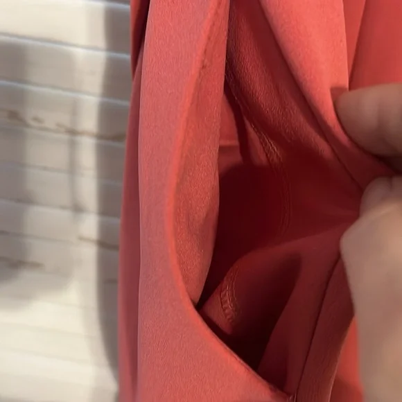 Elegant Terracotta Sleeveless Dress Size 2 - Picture 7 of 11